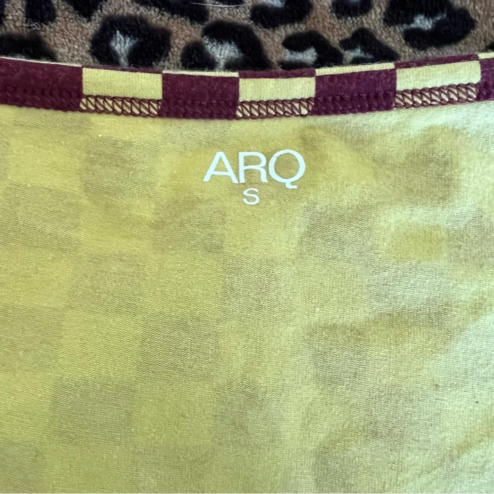 ARQ Set Wide Strap Bralette (M) and High Waisted Underwear (S) Pierrot checkered - Picture 7 of 7